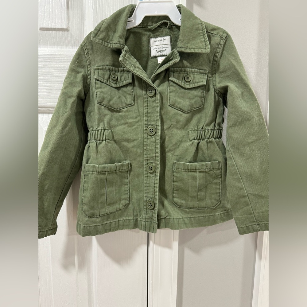 Gymboree girl military jacket. Size 3T